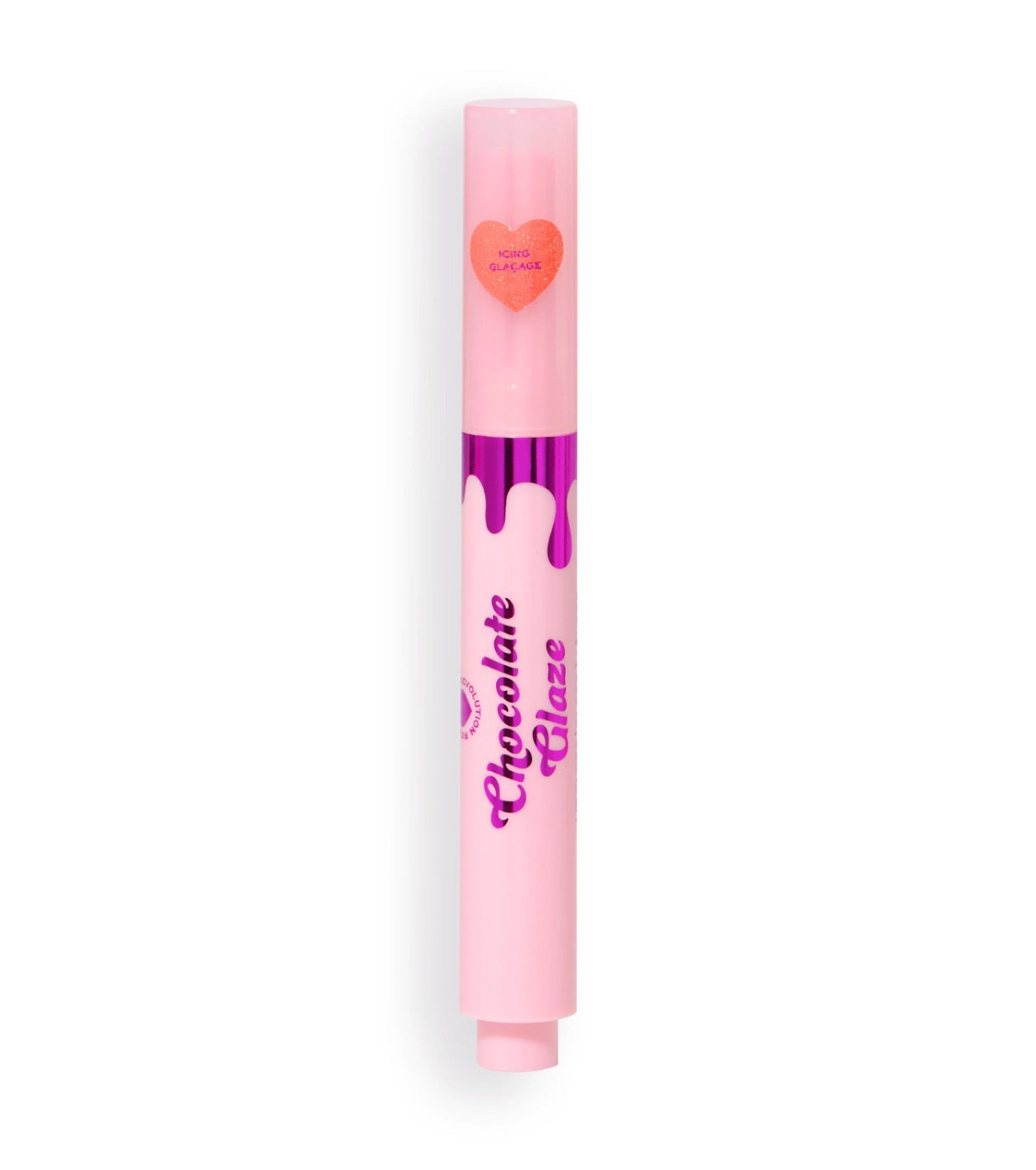 I Heart Revolution - Brilho Labial Chocolate Glaze - Icing Pink Shimmer