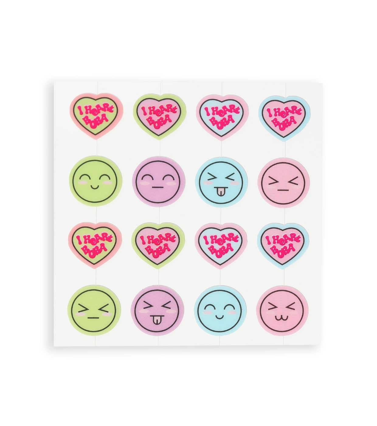 I Heart Revolution - *I Heart Boba* - Adesivos anti-manchas Blemish Boba - Extrato de chá Matcha