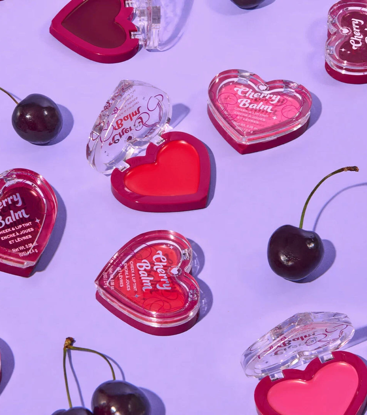 I Heart Revolution - *Midnight Cherry* - Bálsamo para Lábios e Bochechas - Red Glacé