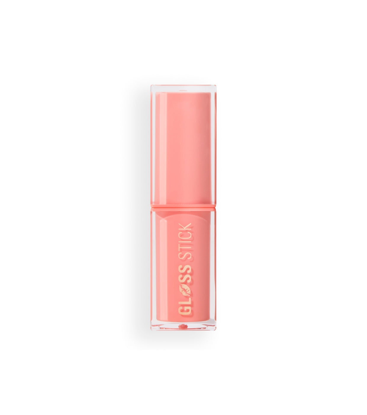 Makeup Revolution - Batom Pout Lip Gloss Stick - Shimmer Peach Sorbet Nude