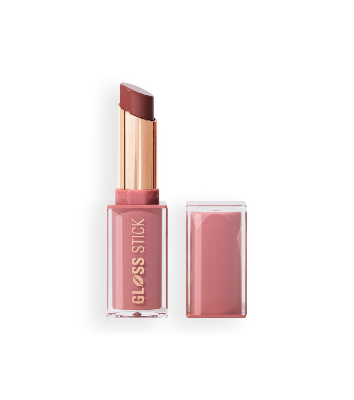 Makeup Revolution - Batom Pout Lip Gloss Stick - Creme Brulee Mauve