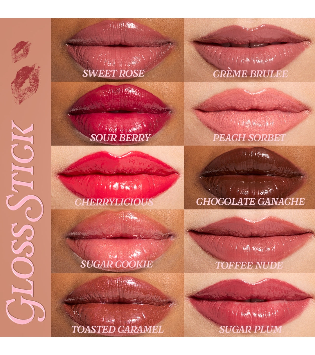 Makeup Revolution - Batom Pout Lip Gloss Stick - Sugar Plum Mauve