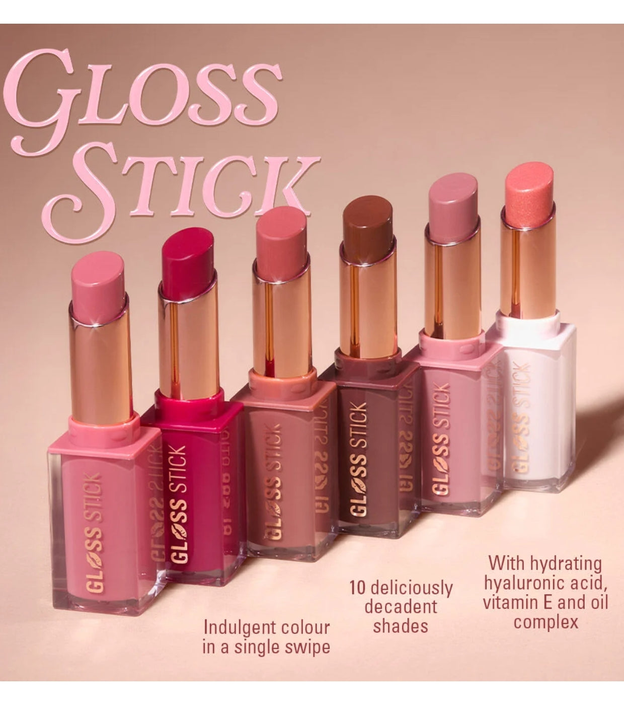 Makeup Revolution - Batom Pout Lip Gloss Stick - Sugar Plum Mauve
