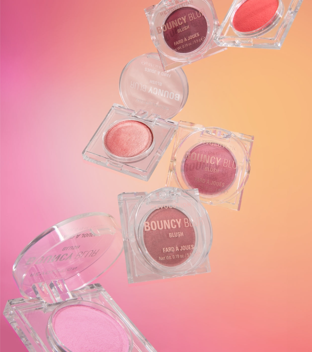 Makeup Revolution - Blush Cream to Powder Bouncy Blur - Paprika Pop Soft Bronze