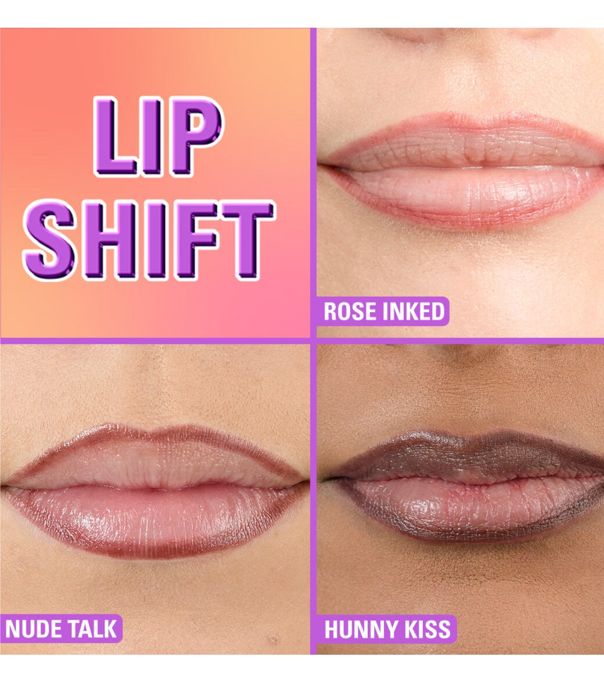 Makeup Revolution - Delineador de lábios Lip Shift Ink Peel Off - Nude Talk