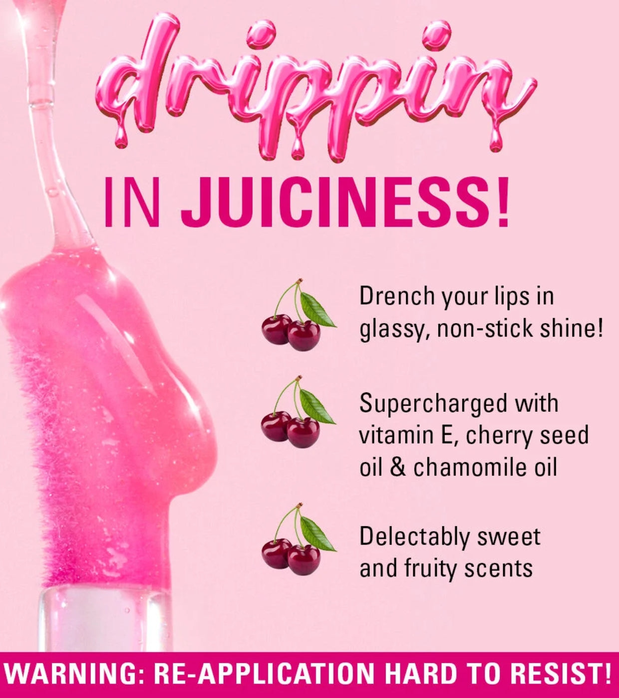 Revolution - Óleo labial Pout Lip - Raspberry Pink