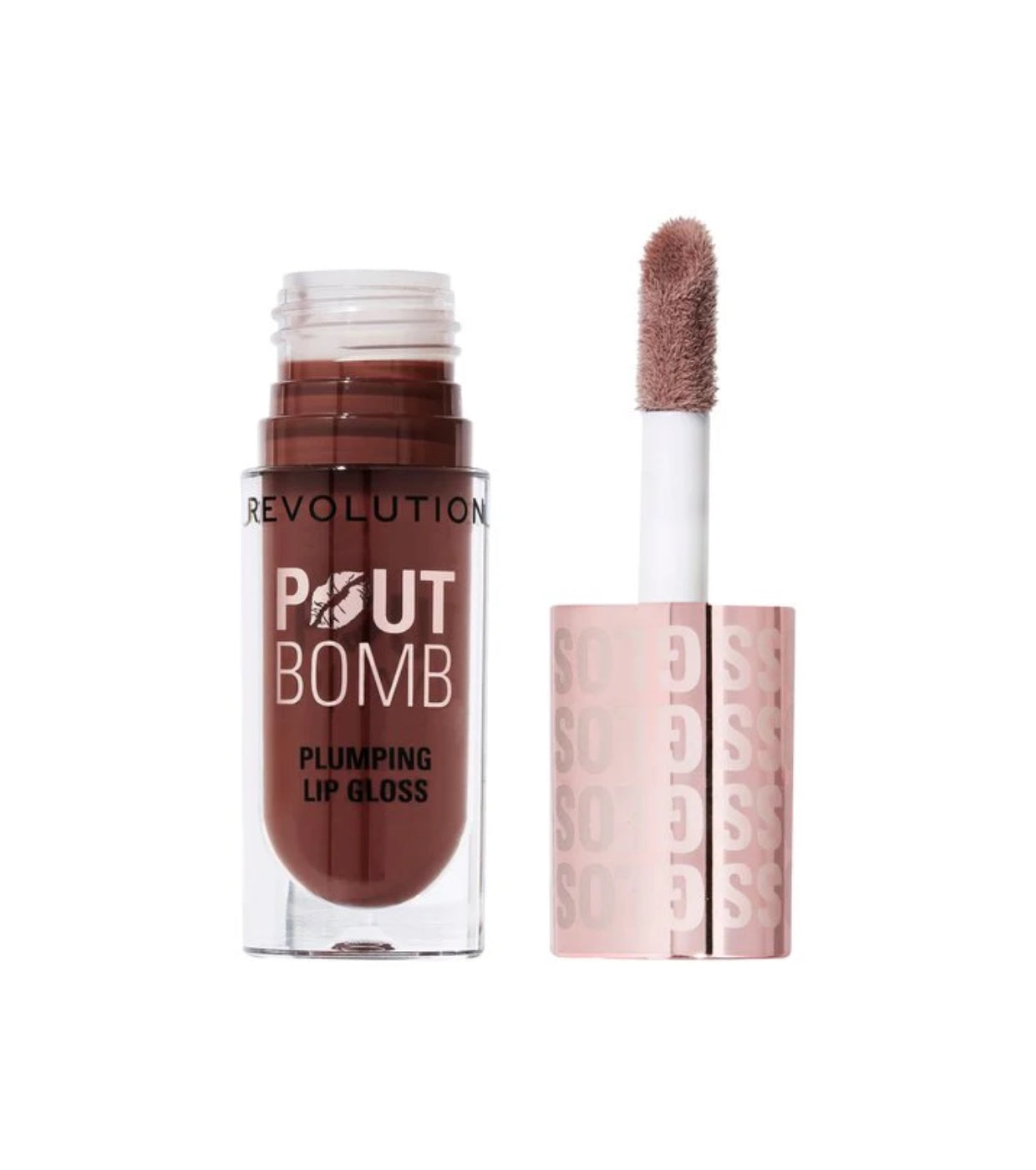 Revolution - Brilho Labial Volumizante Pout Bomb - Espresso Cool Nude