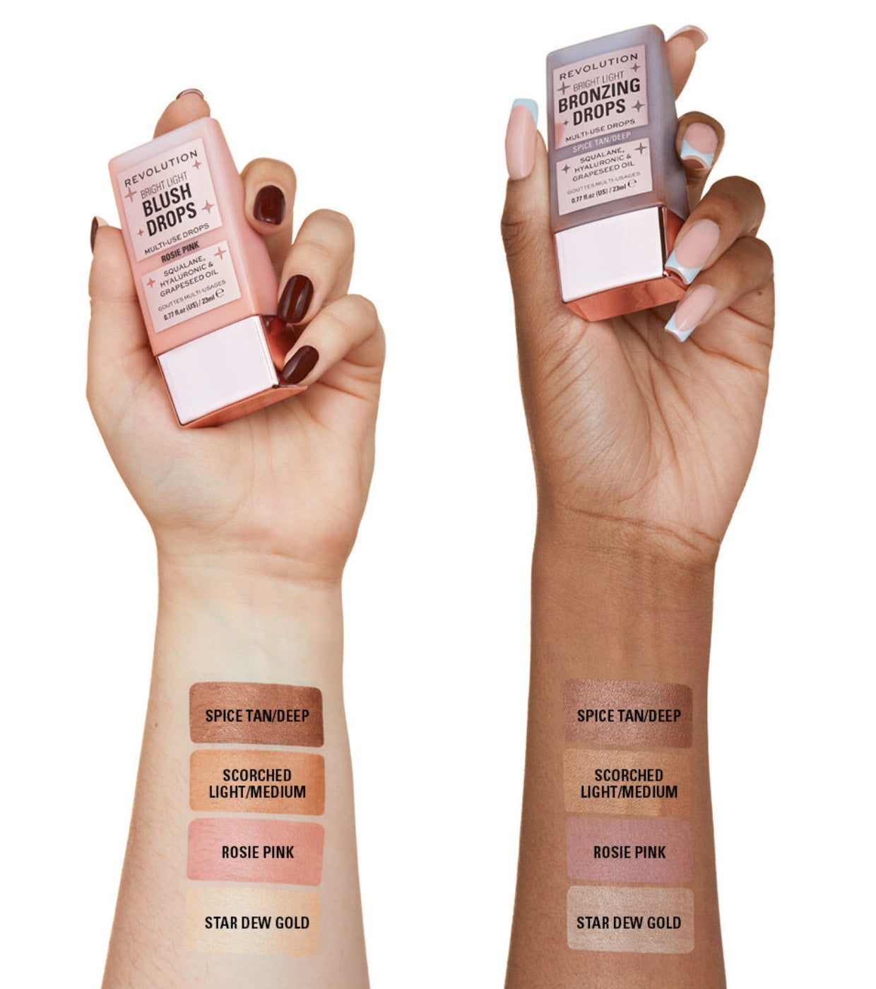 Revolution - Blush Líquido Bright Light - Rosie Pink