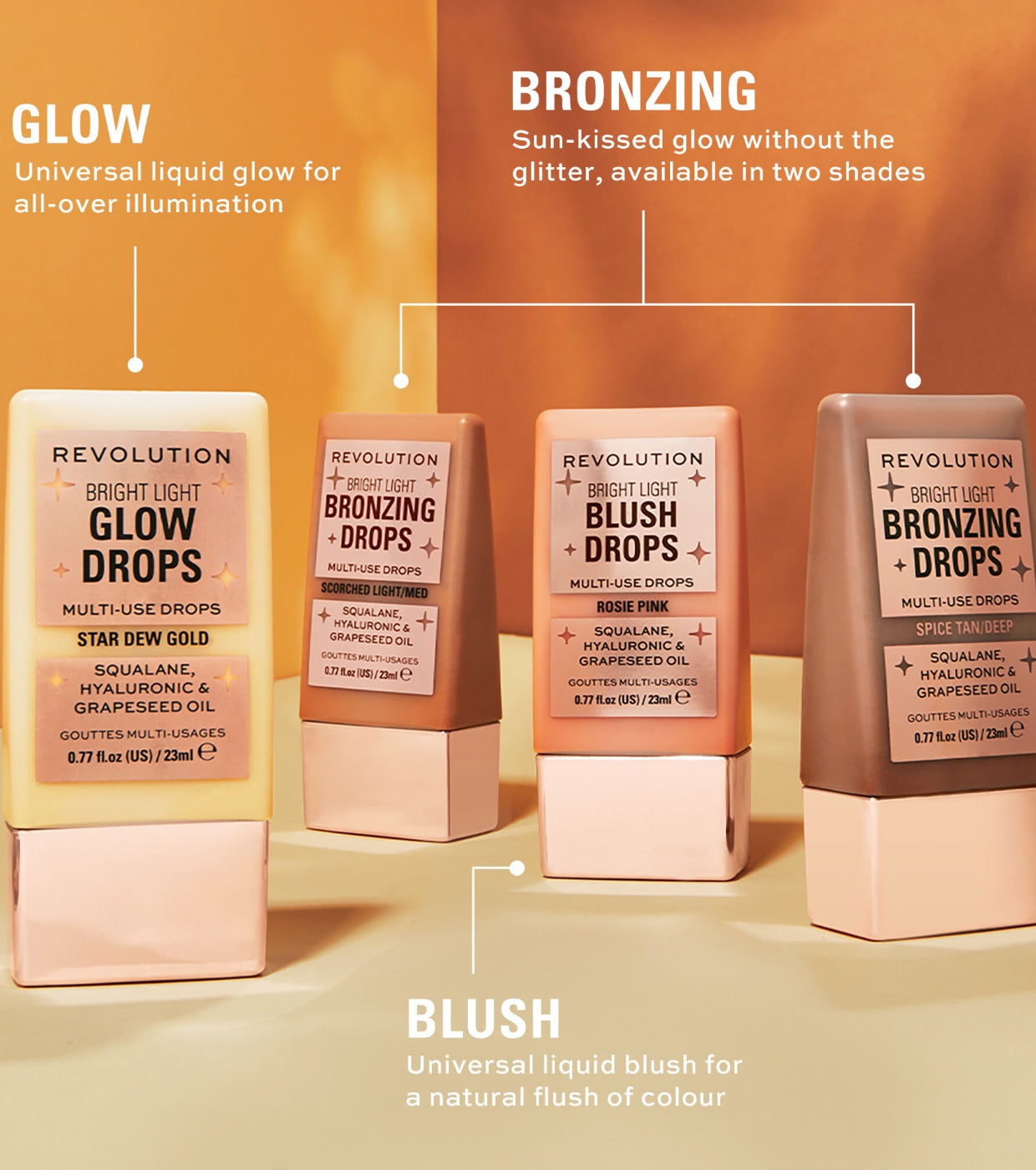 Revolution - Blush Líquido Bright Light - Rosie Pink