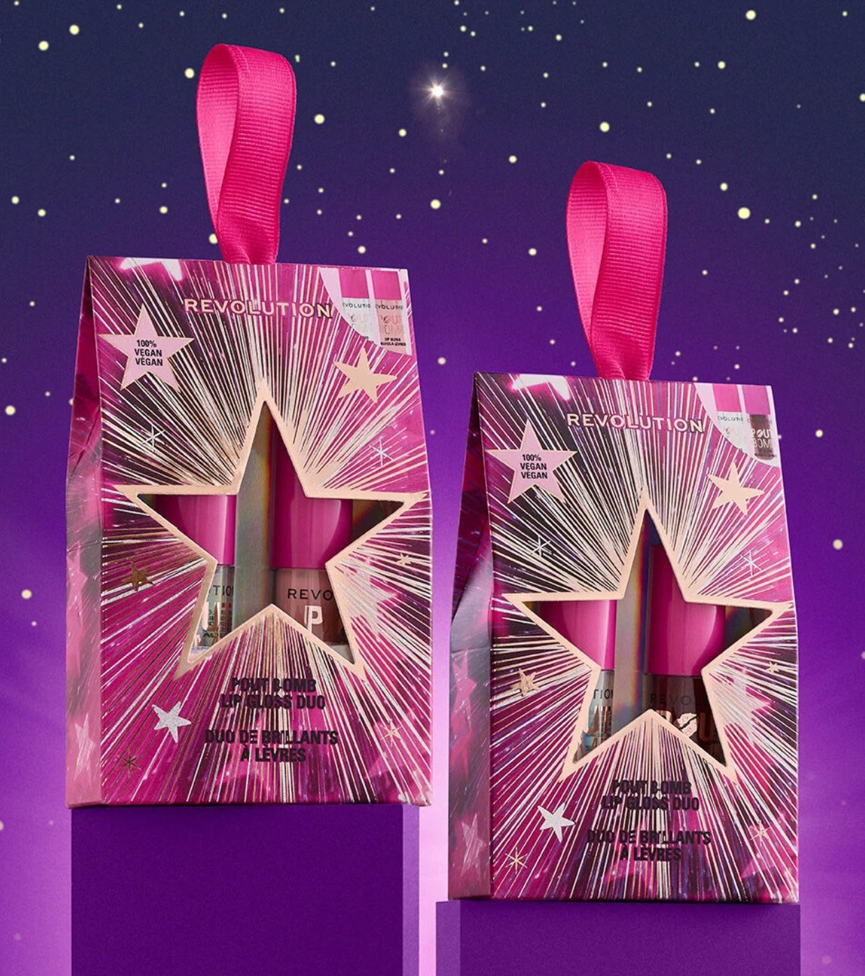 Revolution - Mini Gloss Labial Duo Pout Bomb Plumping