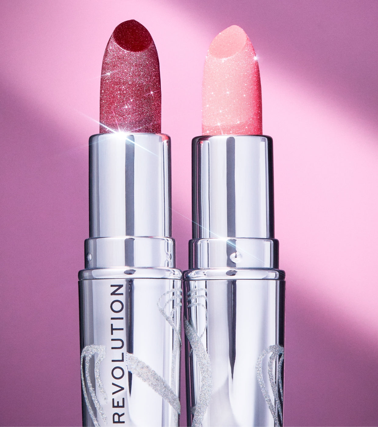 Revolution - *Metallic Muse* - Batom Glitter - Baby Pink