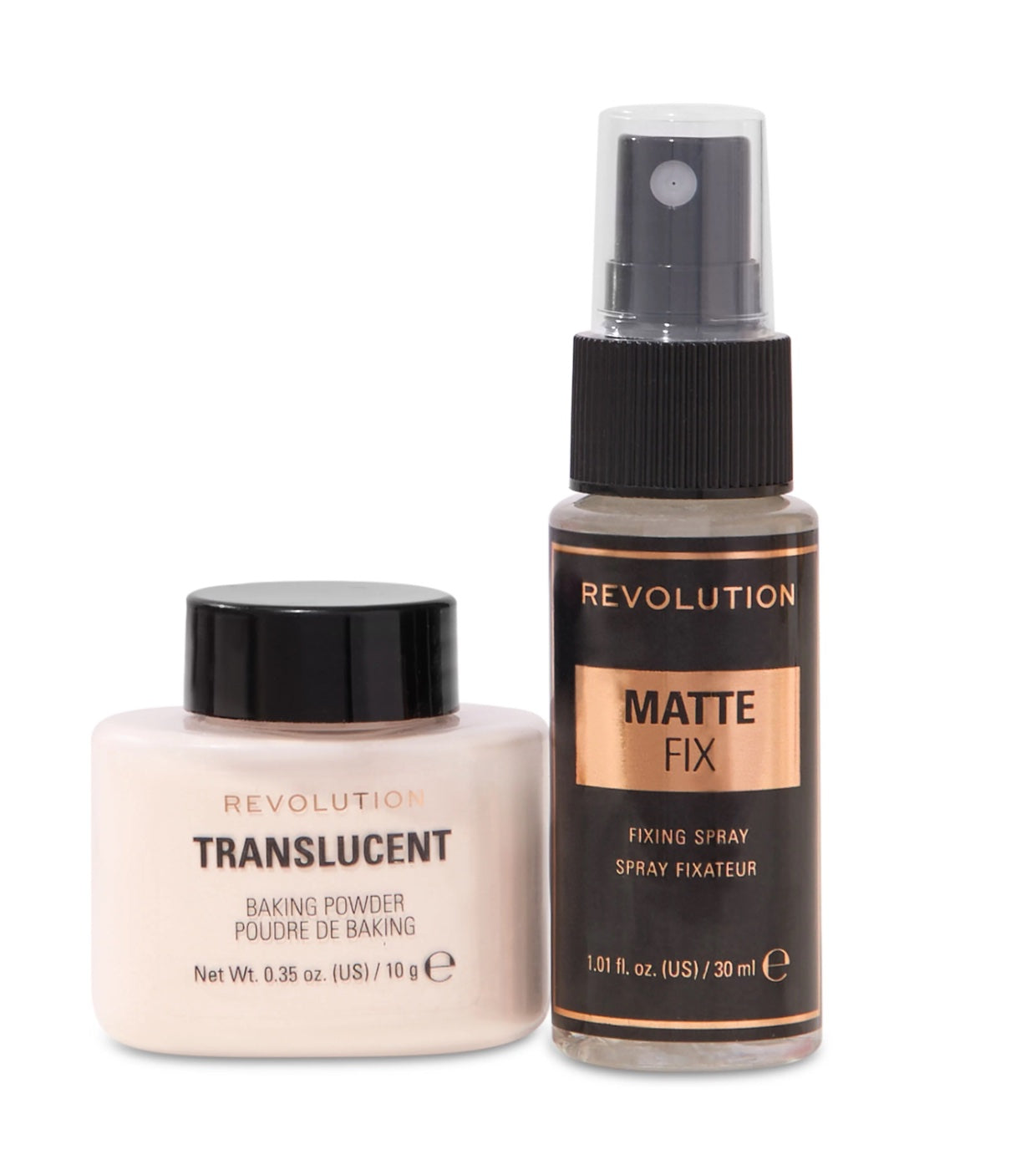 Revolution - Duo de Fixação de Maquiagem Mini Matte Heroes