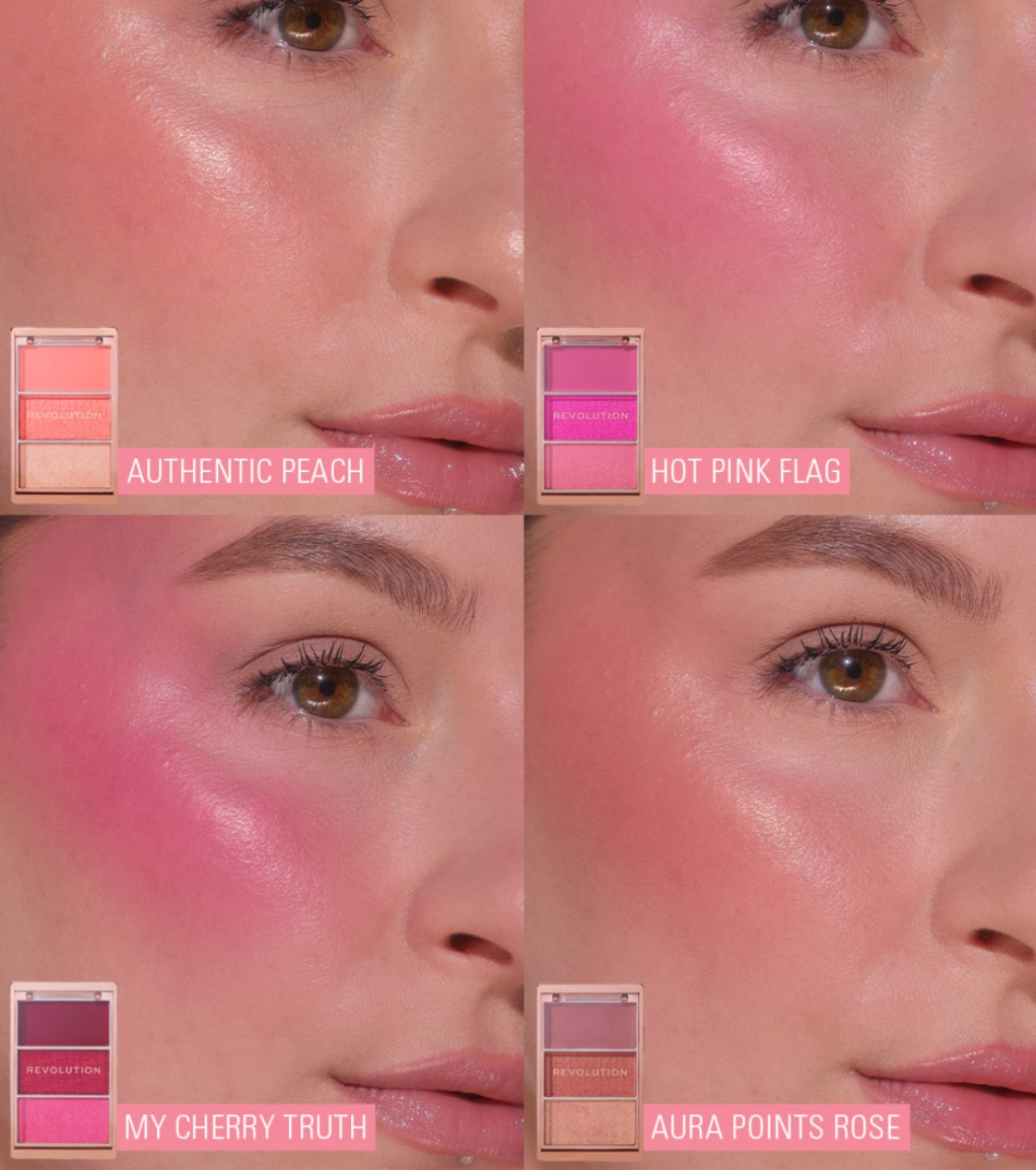 Revolution - Paleta de Blush Icon Blush - Authentic Peach