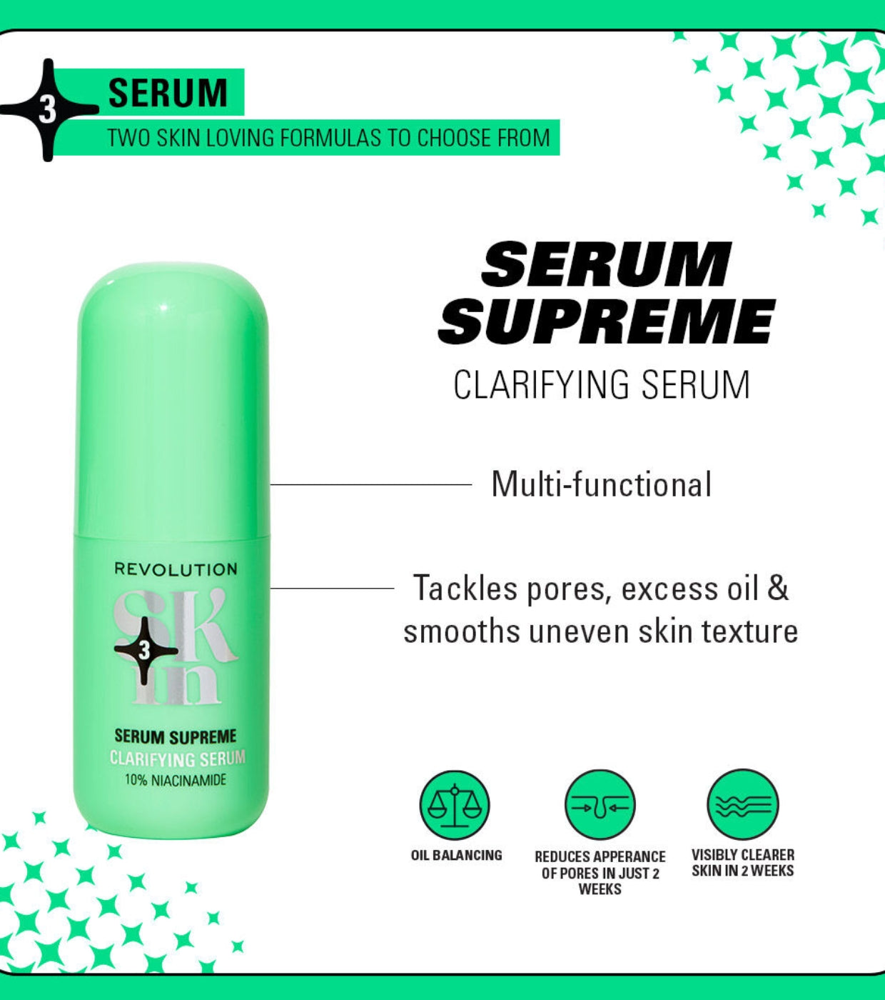 Revolution Skin - *Clearly Clarify* - Sérum facial clarificante Serum Supreme