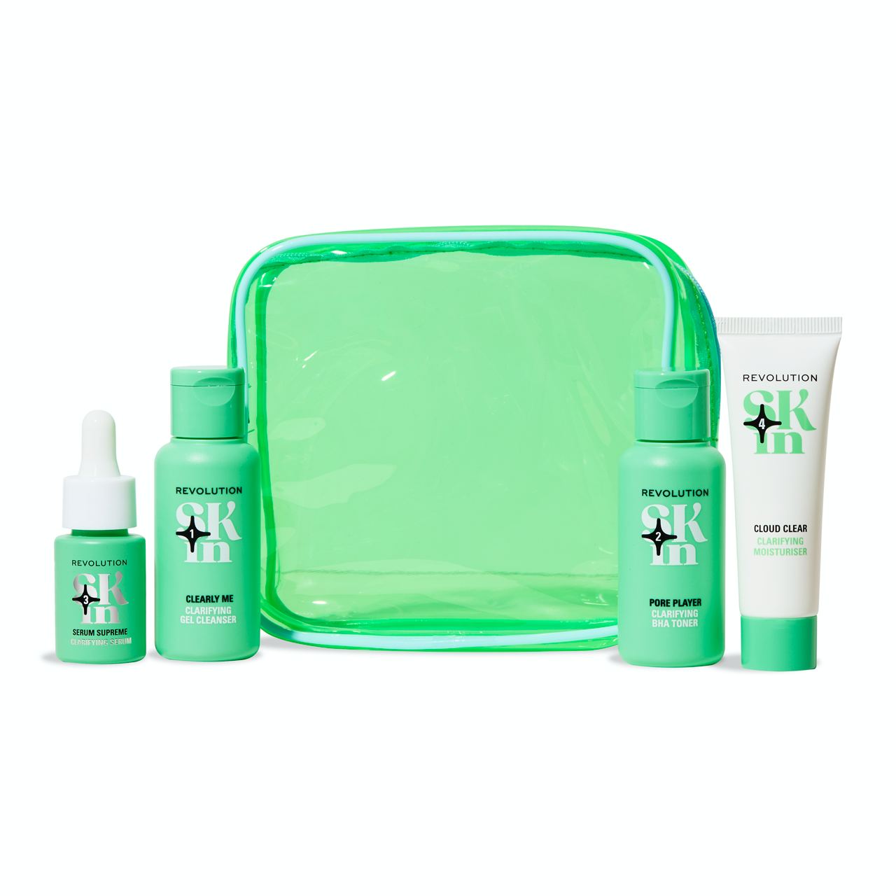 Revolution Skin - Bolsa de rotina facial - Clearly Clarify