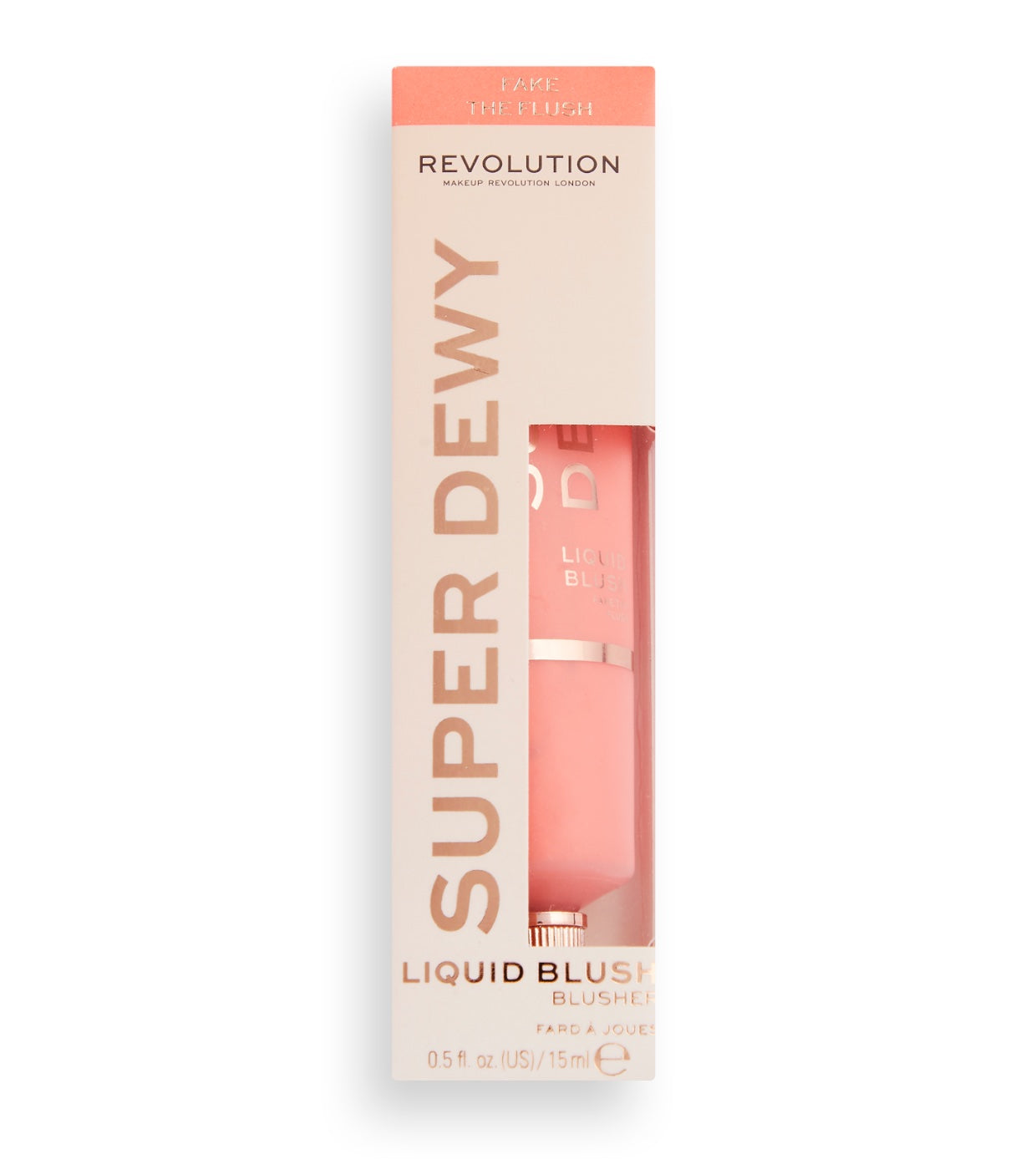 Revolution - *Super Dewy* - Liquid Blush - Fake The Flush