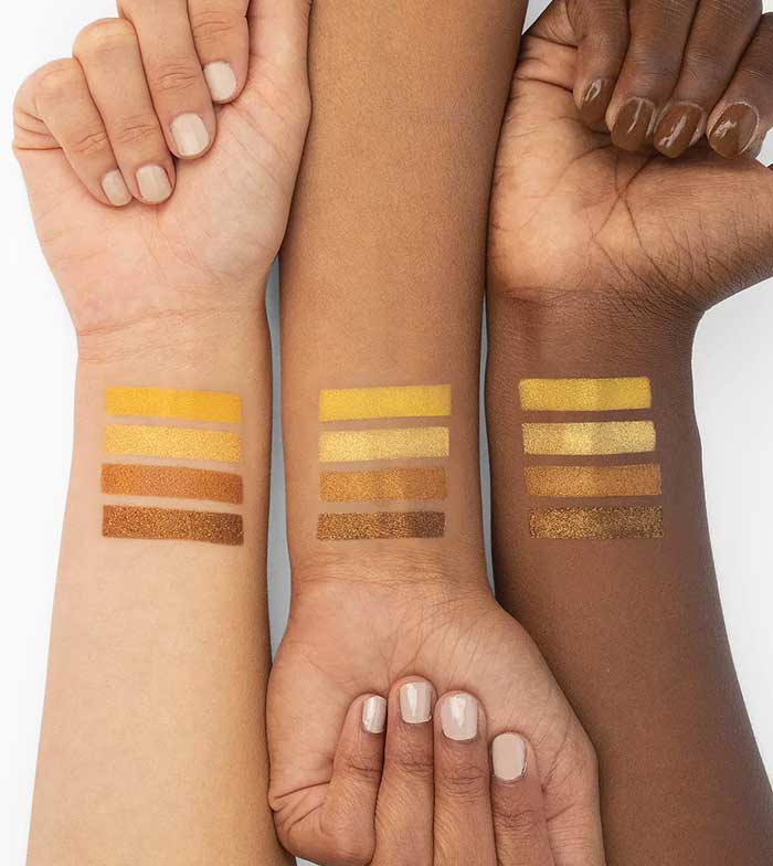 BH Cosmetics - *Doja Cat* - Mini Paleta de Sombras Elements - Gold