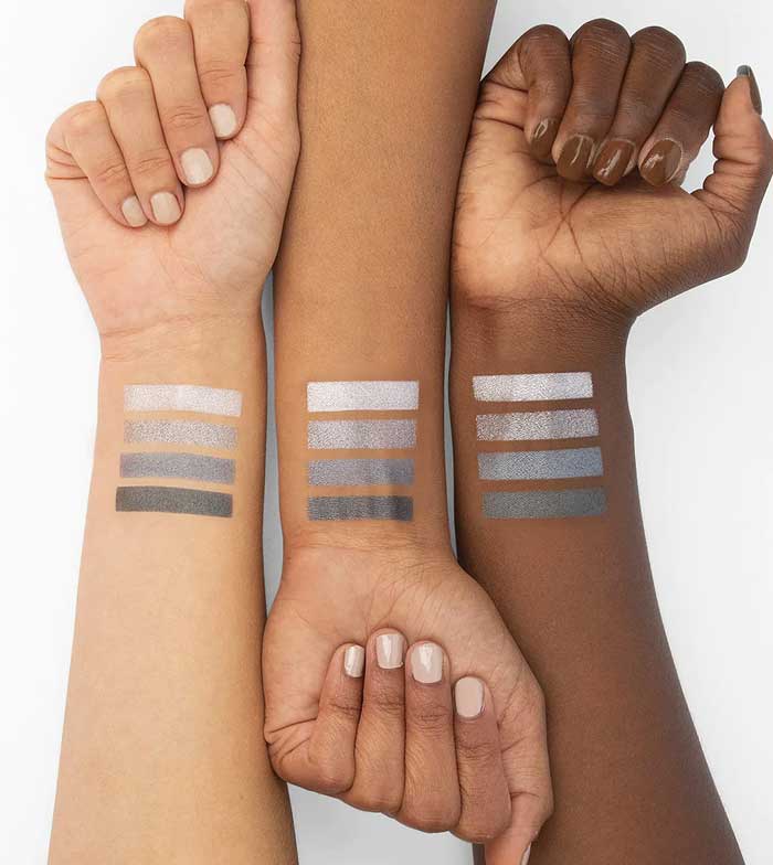 BH Cosmetics - *Doja Cat* - Mini Paleta de Sombras Elements - Prata