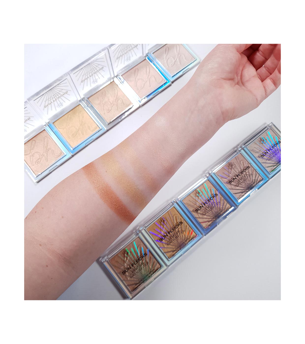 BH Cosmetics - Iluminador em pó Sun Flecks Highlight - Golden State