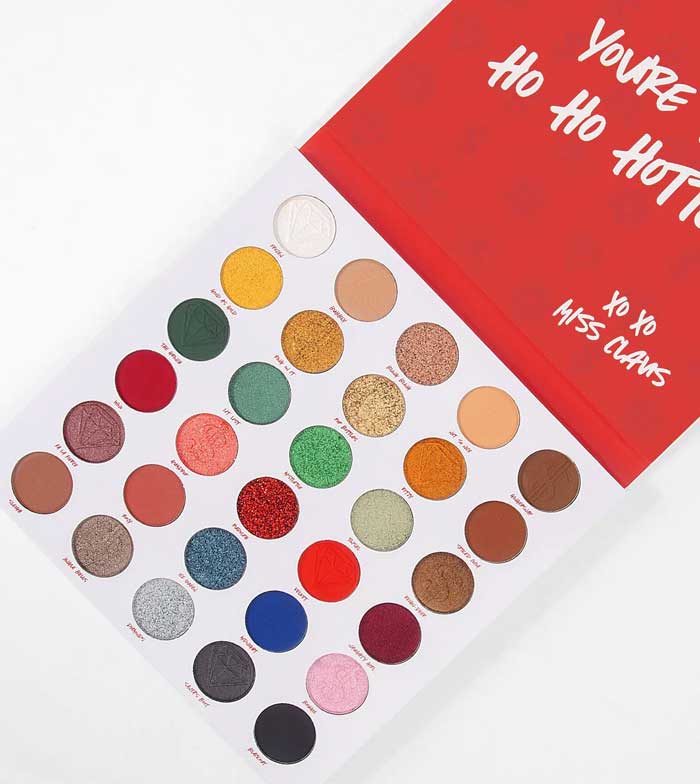 BH Cosmetics - *Miss Claus* - A paleta de sombras The lit list