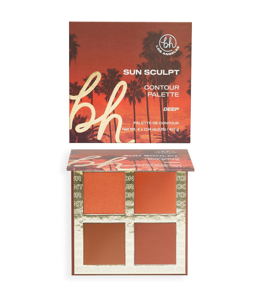 BH Cosmetics - Paleta Facial Sun Sculpt Contour Palette - Deep
