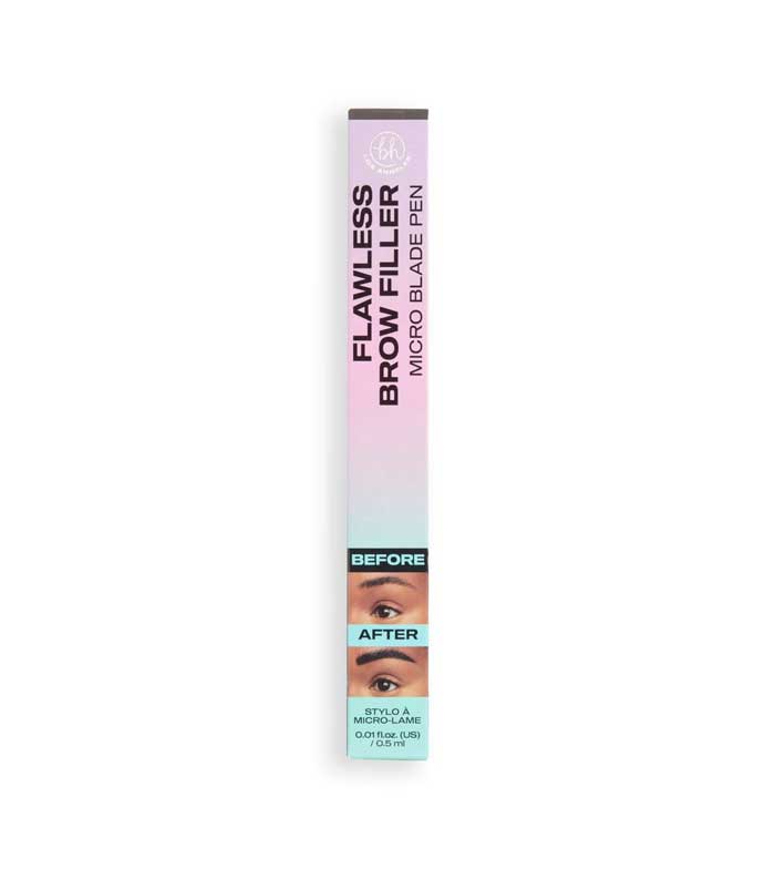 BH Cosmetics - Matita per sopracciglia Flawless Brow Filler Pen - Ebony