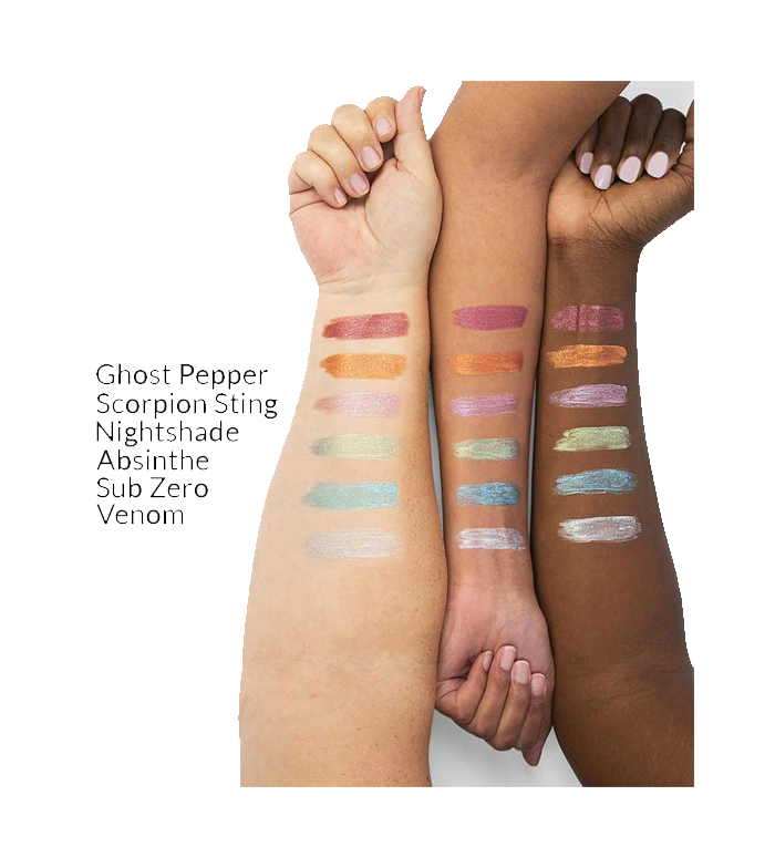 BH Cosmetics - Sombra Líquida Poison Shock - Ghost Pepper