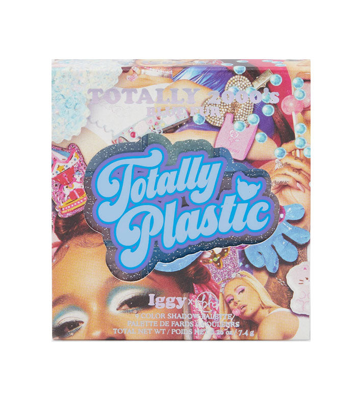 BH Cosmetics - *Totally Plastic* - Paleta de Sombras Iggy Azalea Mini - Pele Azul