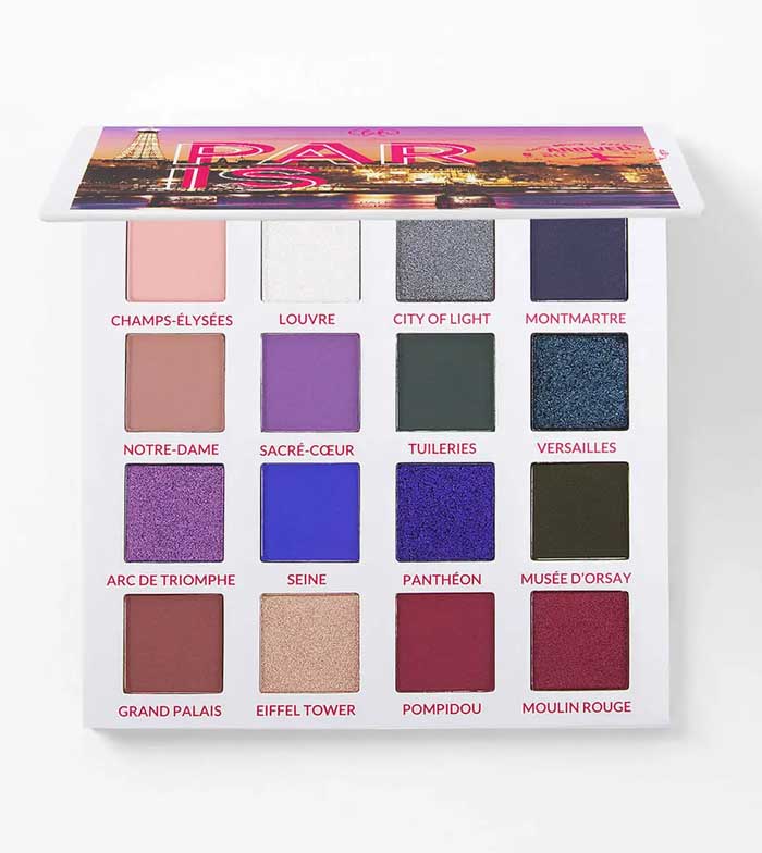 BH Cosmetics - *Travel Series* - Paleta de Sombras - Passion in Paris
