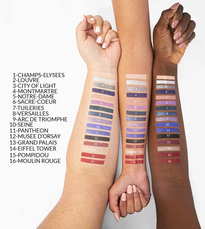 BH Cosmetics - *Travel Series* - Paleta de Sombras - Passion in Paris