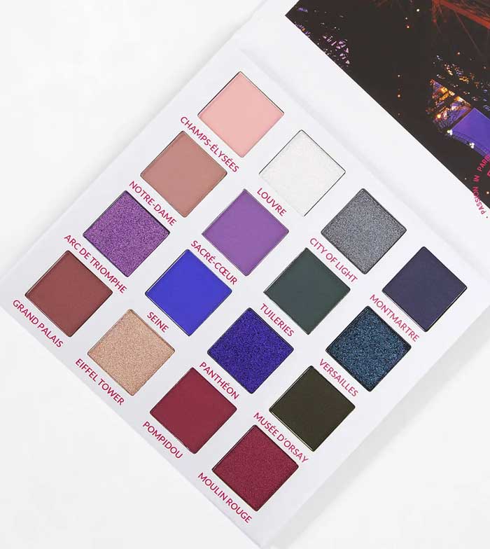 BH Cosmetics - *Travel Series* - Paleta de Sombras - Passion in Paris