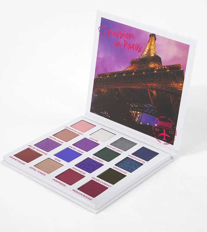 BH Cosmetics - *Travel Series* - Paleta de Sombras - Passion in Paris