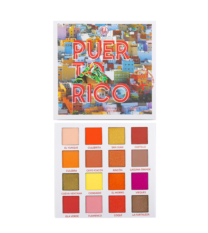 BH Cosmetics - *Travel Series* - Paleta de Sombras - Party in Puerto Rico