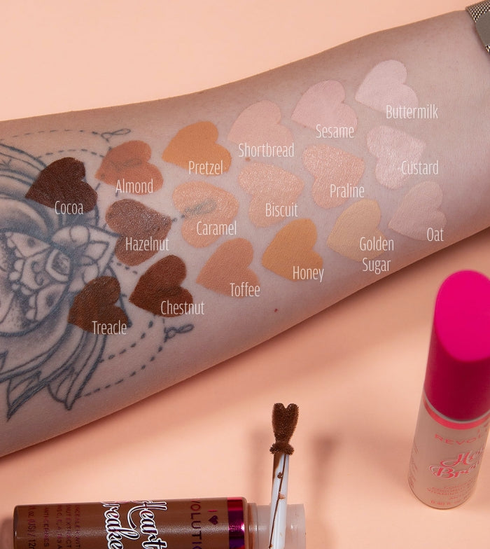 I Heart Revolution - Corretor fluido Heartbreakers - Cocoa