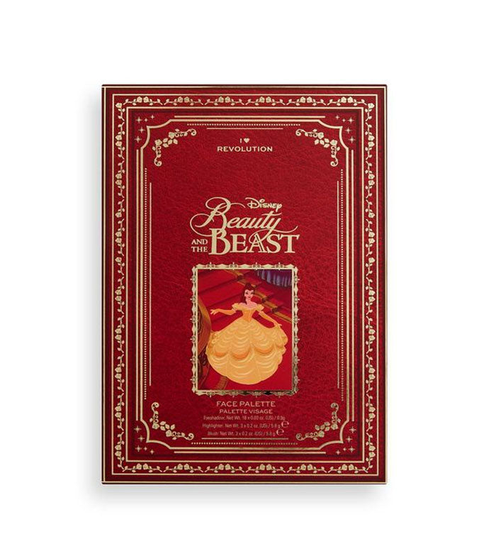 I Heart Revolution - *I Heart Revolution x Disney* - Paleta de olhos e rosto Storybook - Belle