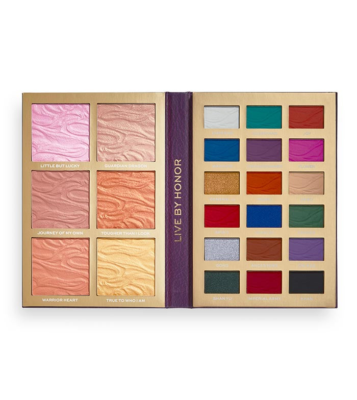 I Heart Revolution - *I Heart Revolution x Disney* - Paleta de olhos e rosto Fairytale - Mulan