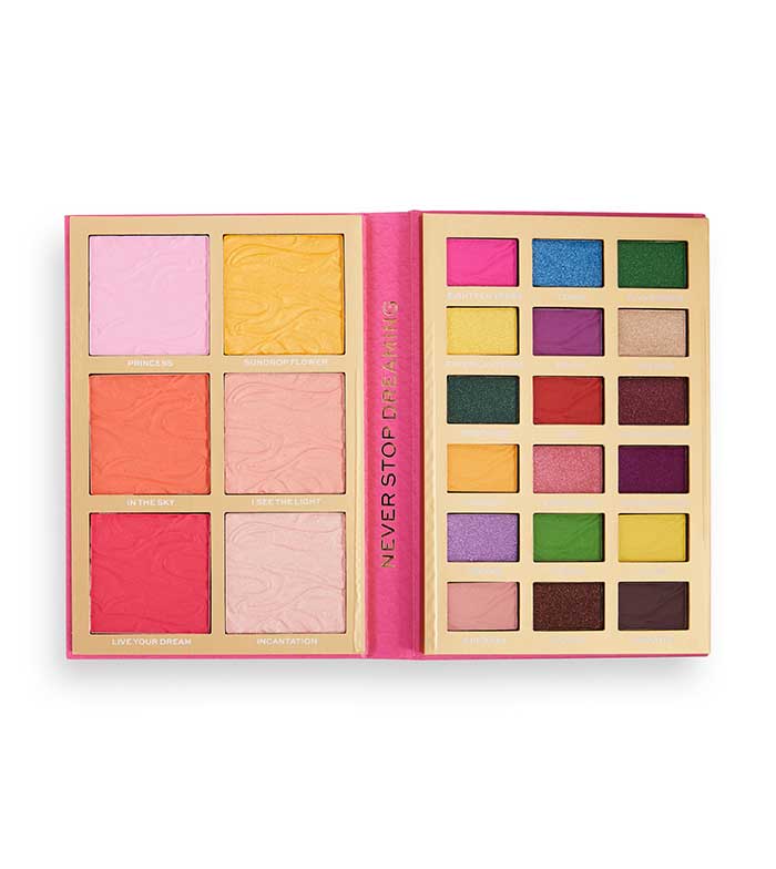 I Heart Revolution - *I Heart Revolution x Disney* - Paleta de olhos e rosto Fairytale - Tangled