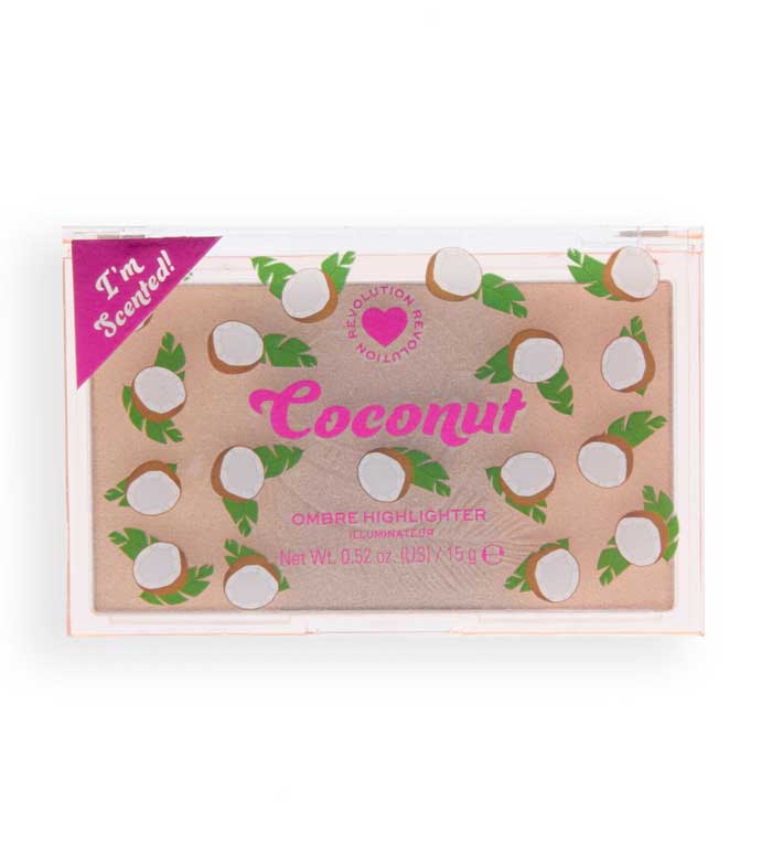 I Heart Revolution - Iluminador em pó Ombre Highlighter - Coconut