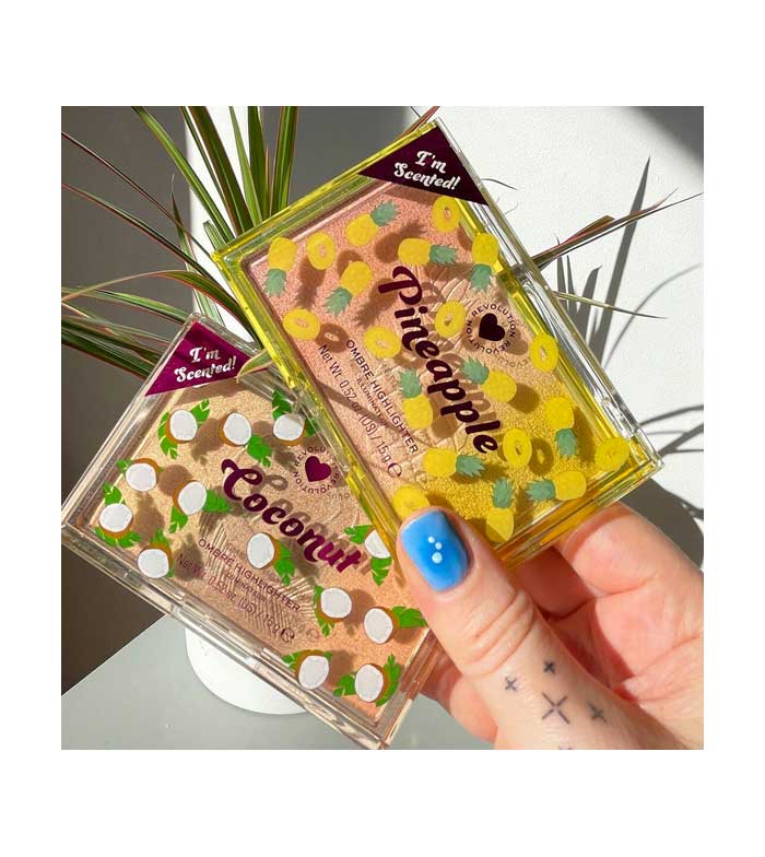 I Heart Revolution - Iluminador em pó Ombre Highlighter - Coconut