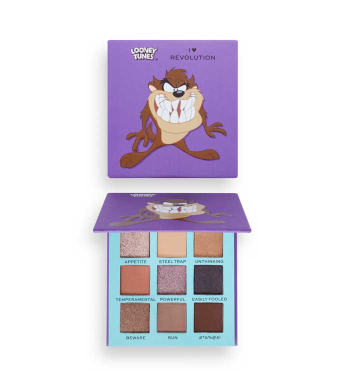 I Heart Revolution - *Looney Tunes* - Mini Eyeshadow Palette - Tasmanian Devil
