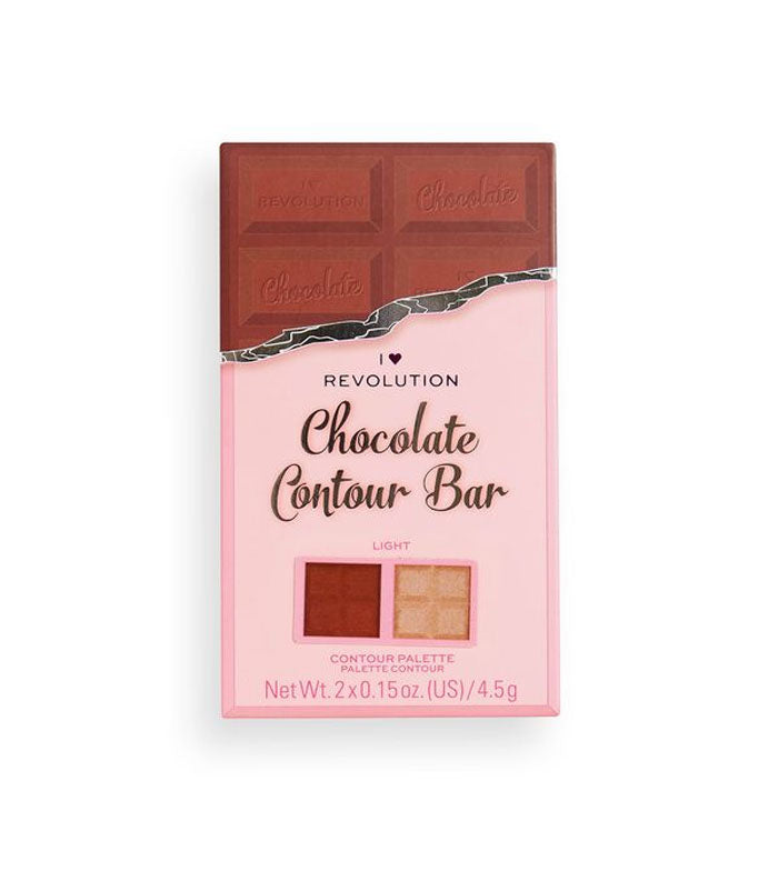 I Heart Revolution - iluminador e paleta de contorno Chocolate Contour - Light