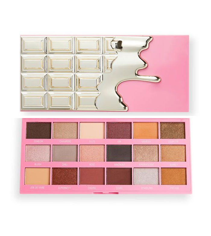 I Heart Revolution - Paleta de sombras de olhos Chocolate - Rosé Fizz