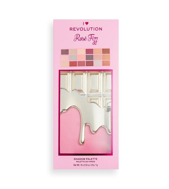 I Heart Revolution - Paleta de sombras de olhos Chocolate - Rosé Fizz