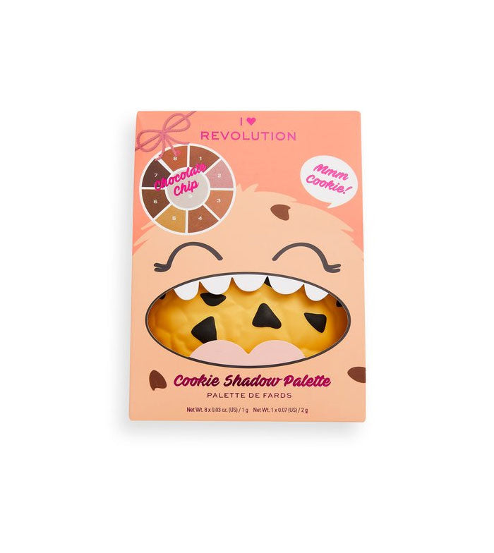 I Heart Revolution - Paleta de sombras Cookie Palette - Chocolate Chip