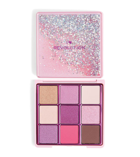 I Heart Revolution - Paleta de sombras Glitter Palette - One True Love