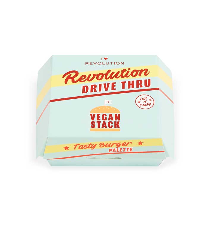I Heart Revolution - Tasty Burguer Paleta de sombras - Vegan Stack