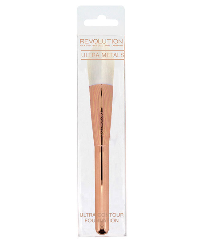 Makeup Revolution - Ultra Metals Contour Foundation Brush - F302