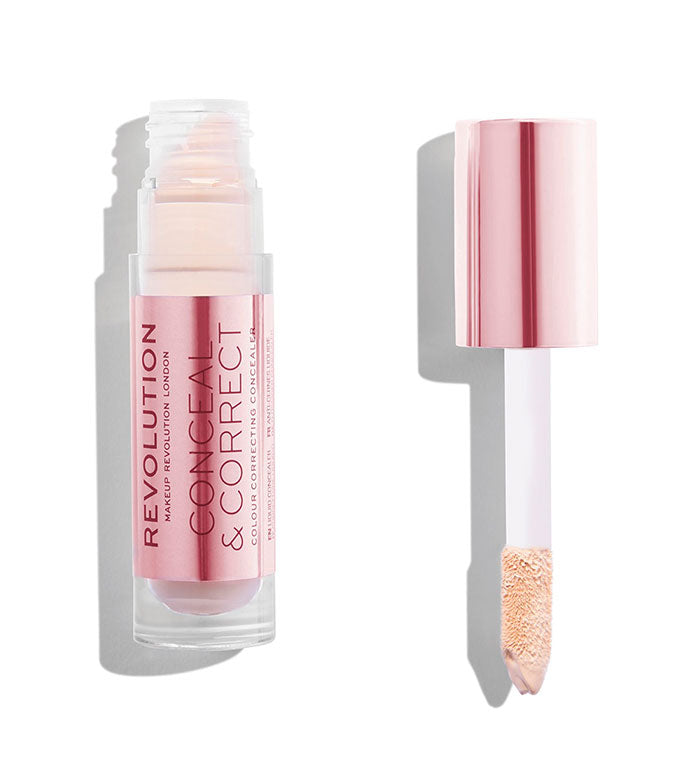 Makeup Revolution - Corretor fluido Conceal & Correct - Banana