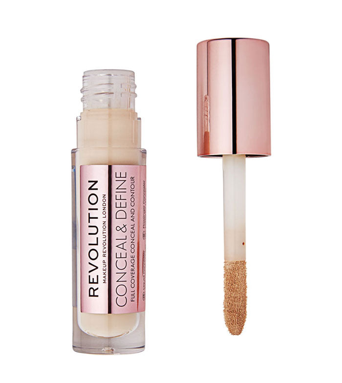 Makeup Revolution - Corretor fluido Conceal & Define - C4