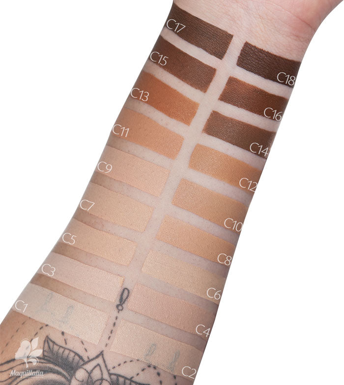 Makeup Revolution - Corretor fluido Conceal & Define - C4